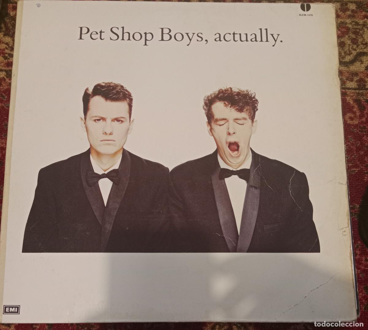 Discos de vinilo: Pet Shop Boys &ndash; Actually Lp Mexico 1987