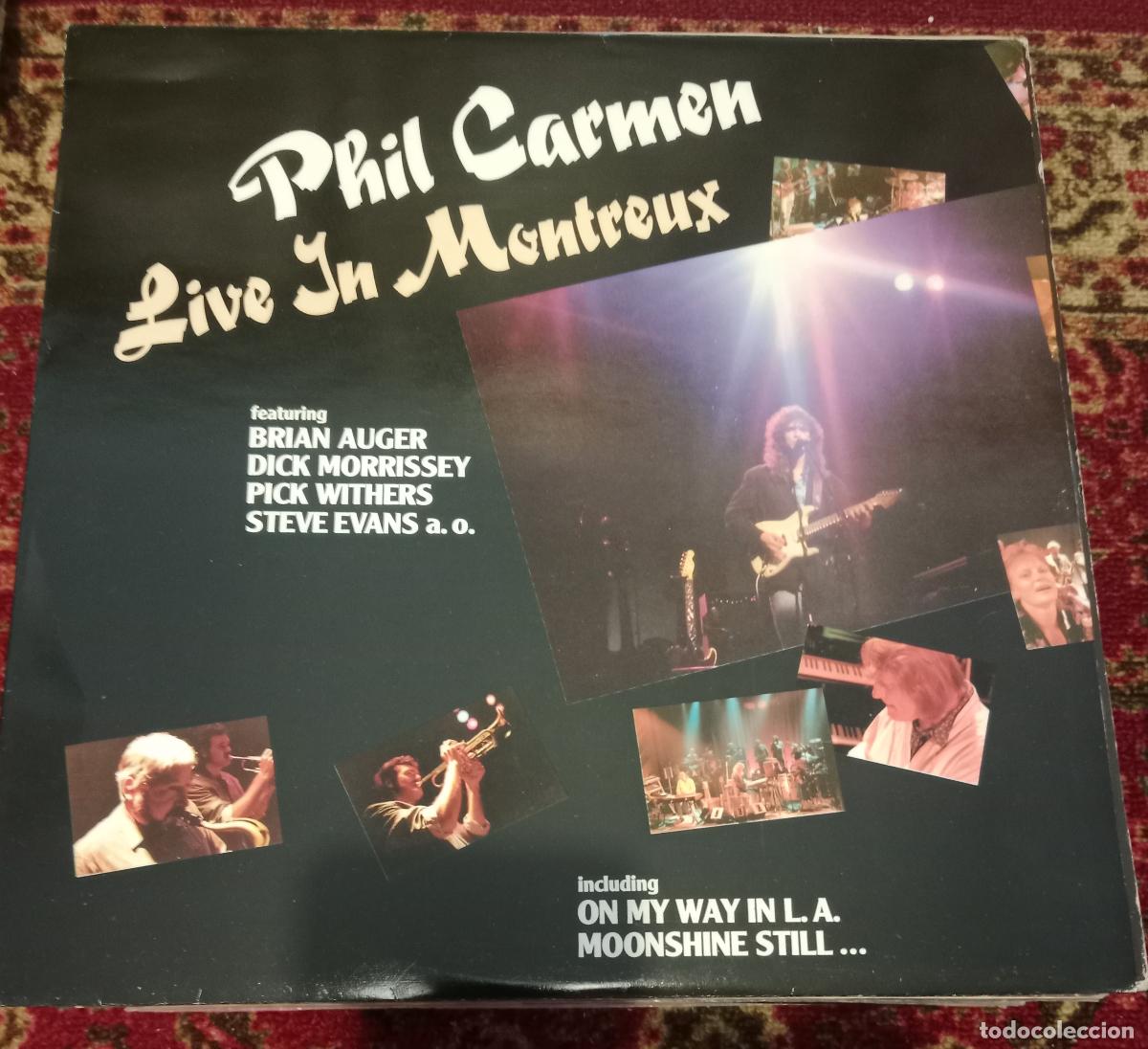 Discos de vinilo: Phil Carmen &ndash; Live In Montreux Lp Espa&ntilde;a 1988