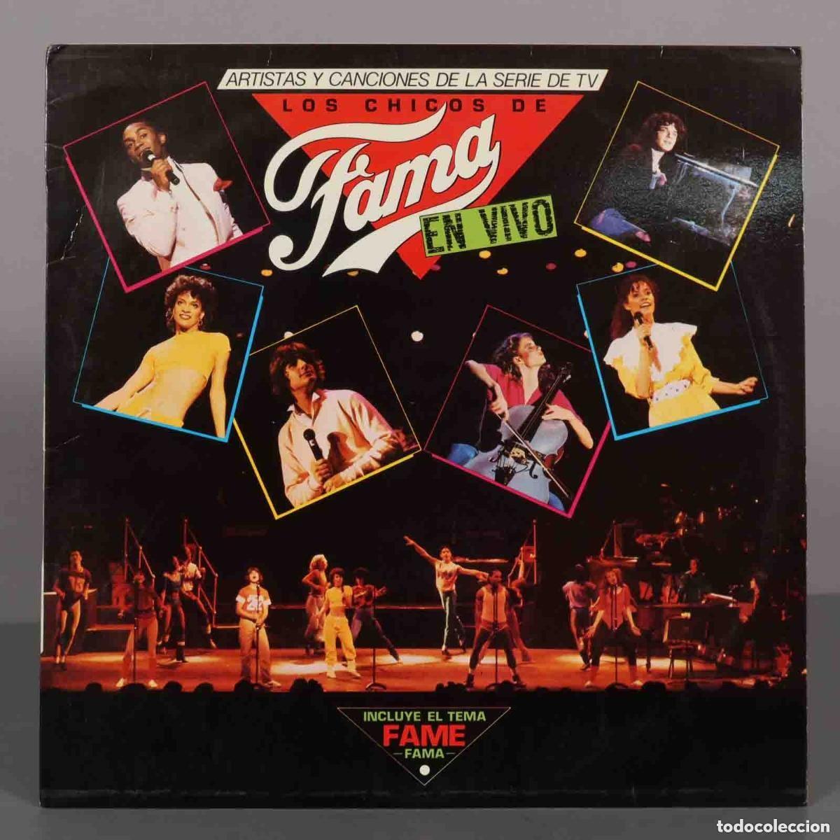 Discos de vinilo: FAME - LOS CHICOS DE LA SERIE DE TV ..EN VIVO ..LP DE 1983 - RCA - 10 TEMAS Y UN MEDLEY