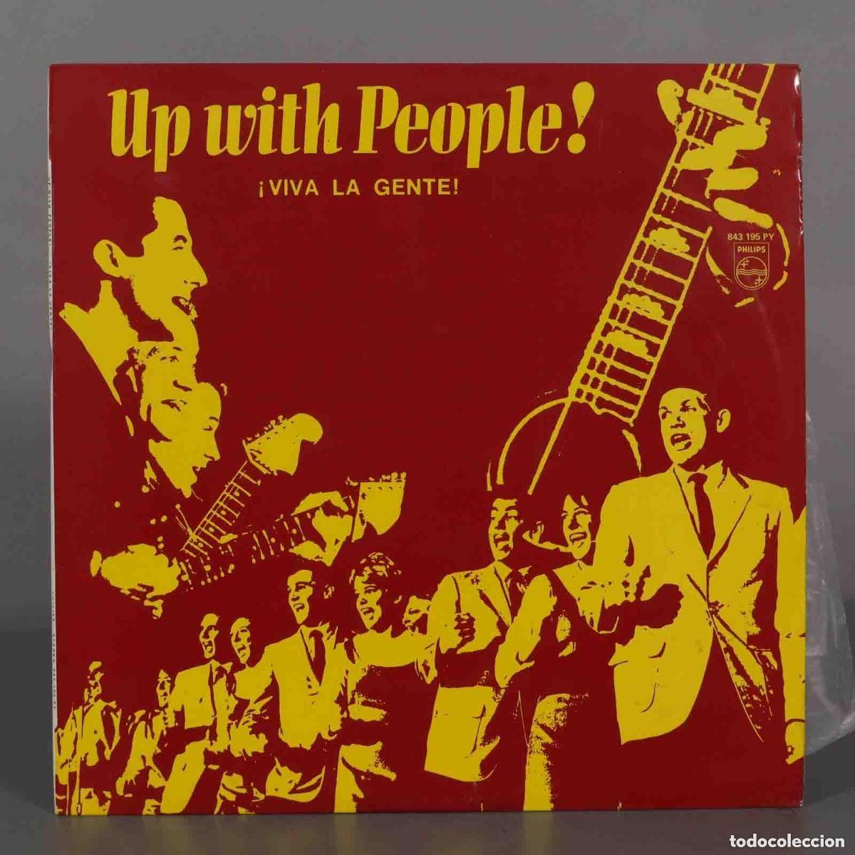 Vinyl records: UP WITH PEOPLE - VIVA LA GENTE ! ..LP DE PHILPS -- ESPA&Ntilde;OL CON INSERT