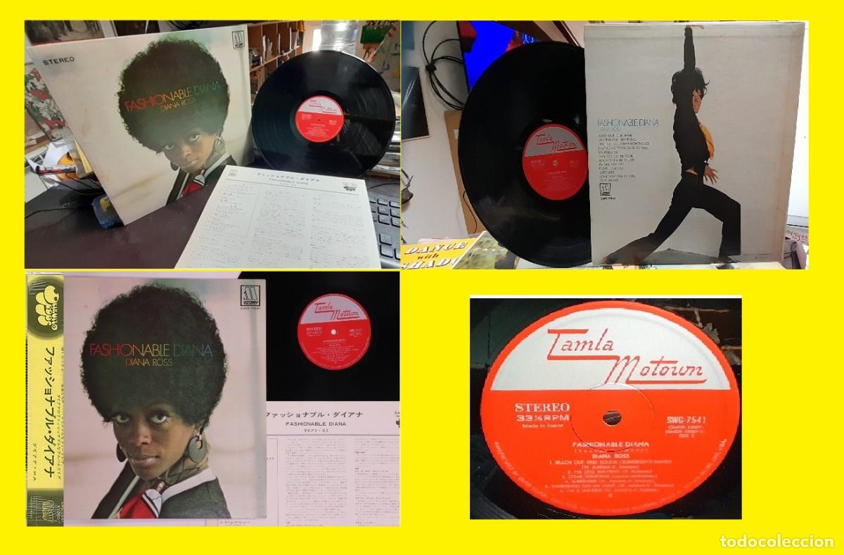 Discos de vinilo: DIANA ROSS, Fashionable Diana 71 RARO 1&ordm; PRESS JAPAN MOTOWN SOUL, COLLECTORS + 4 PAG INSERTO EXC
