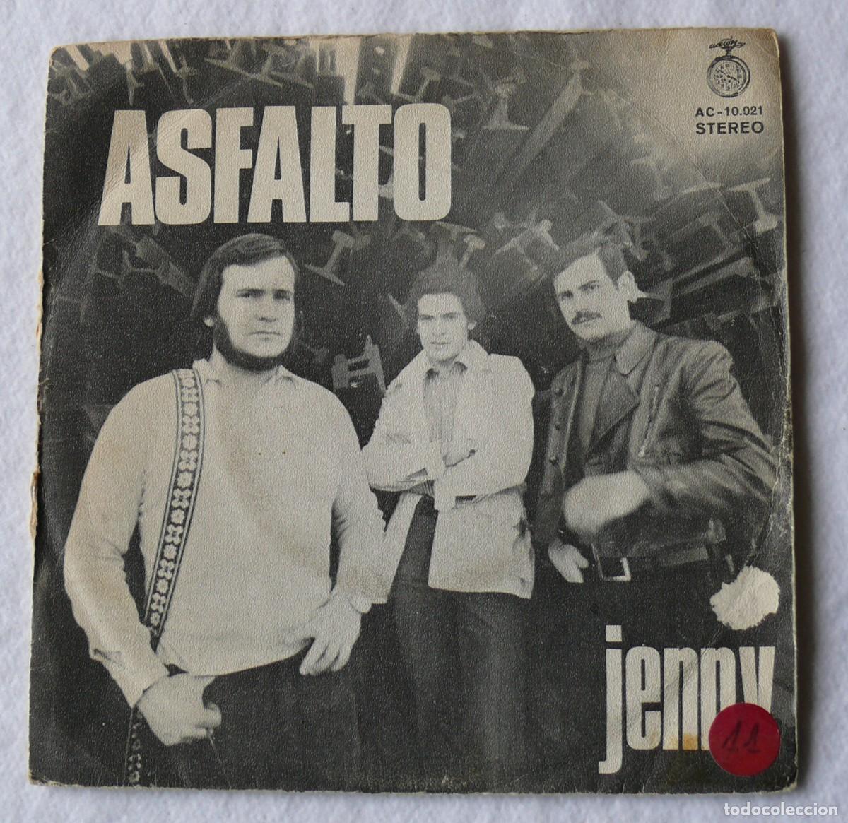 Discos de vinilo: Asfalto - Jenny - Razones - Single 45 rpm