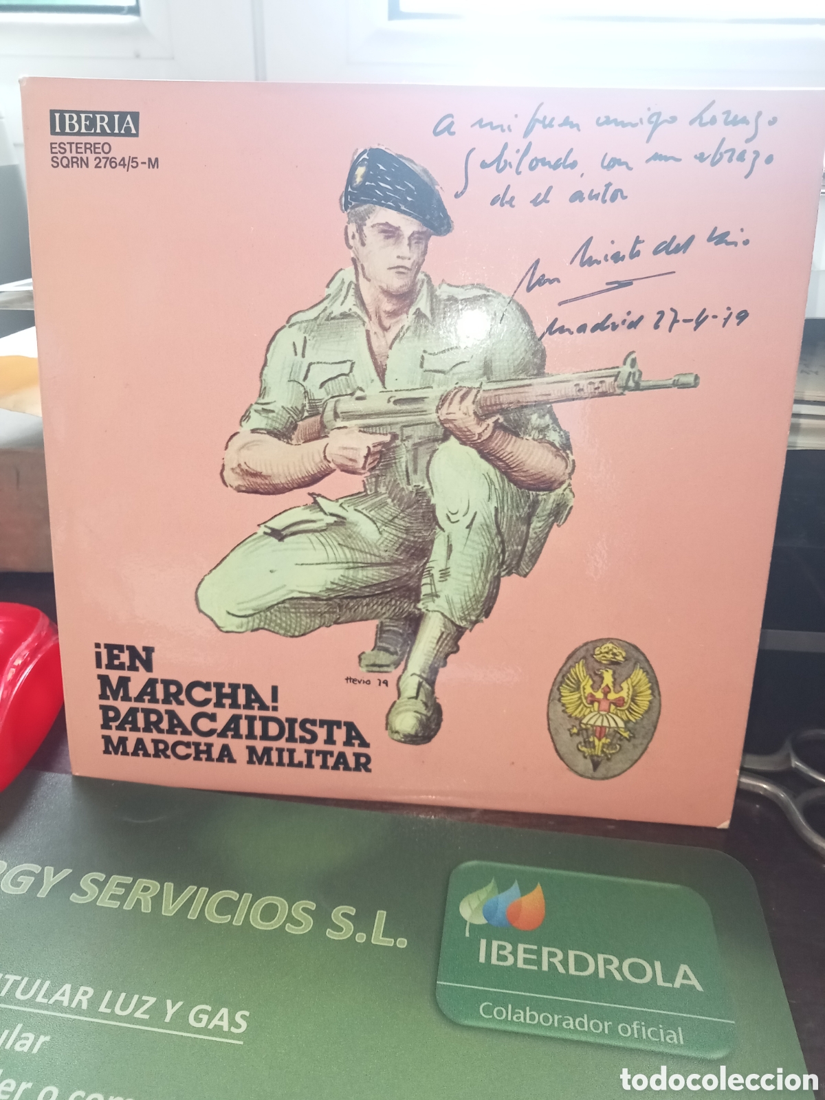 Discos de vinilo: En marcha paracaidista