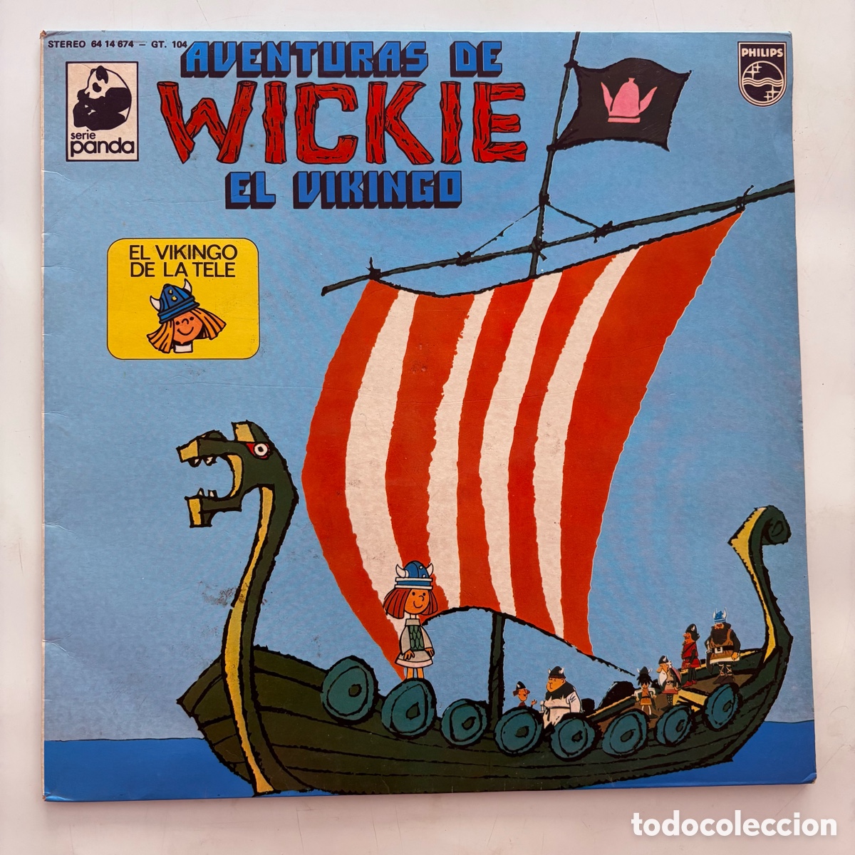 Discos de vinilo: lp Runer Jonsson, Fernando Nogueras &lrm;Las Aventuras De Wickie El Vikingo de 1975