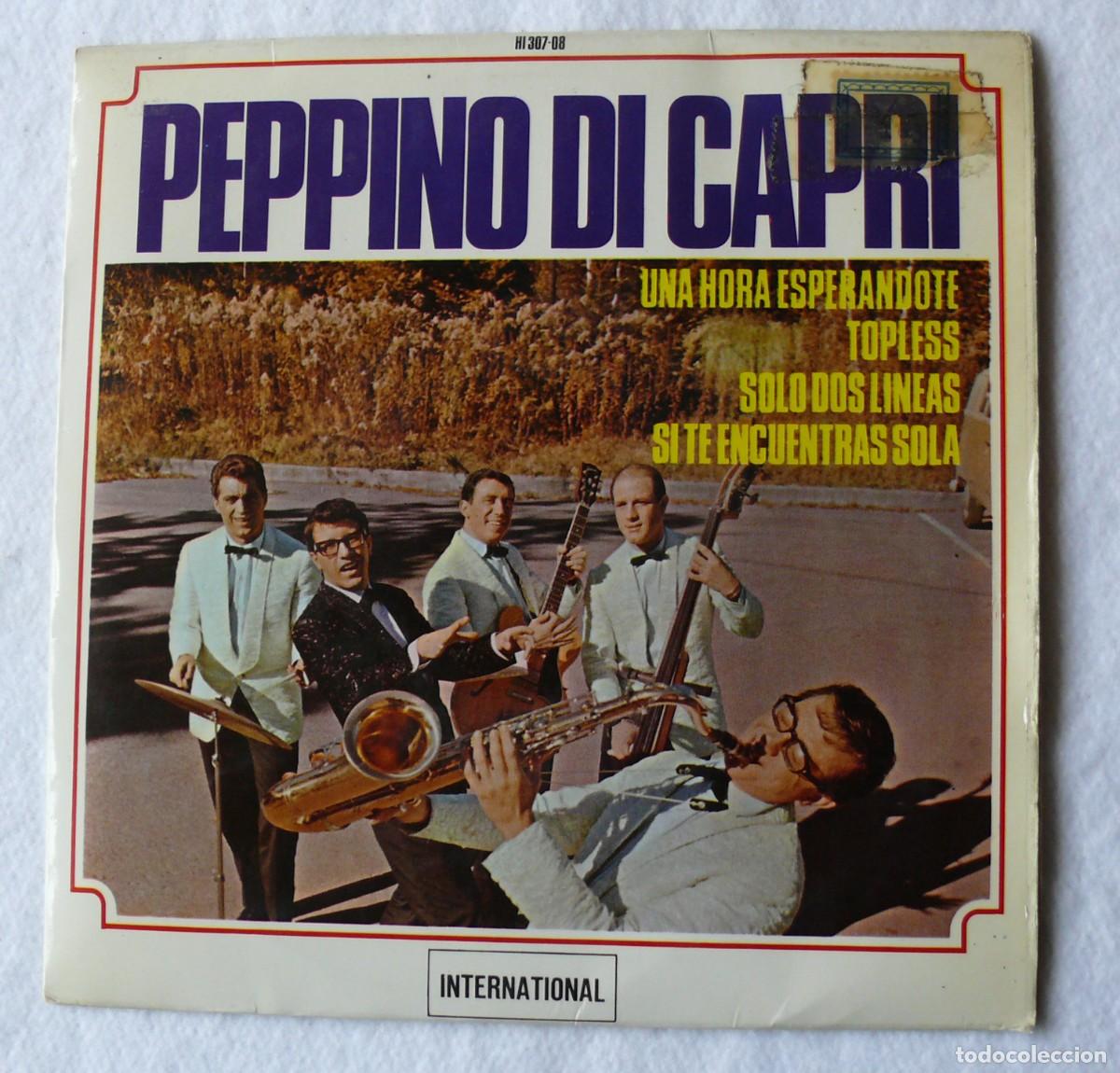 Discos de vinilo: Peppino Di Capri - Una hora esperandote - EP