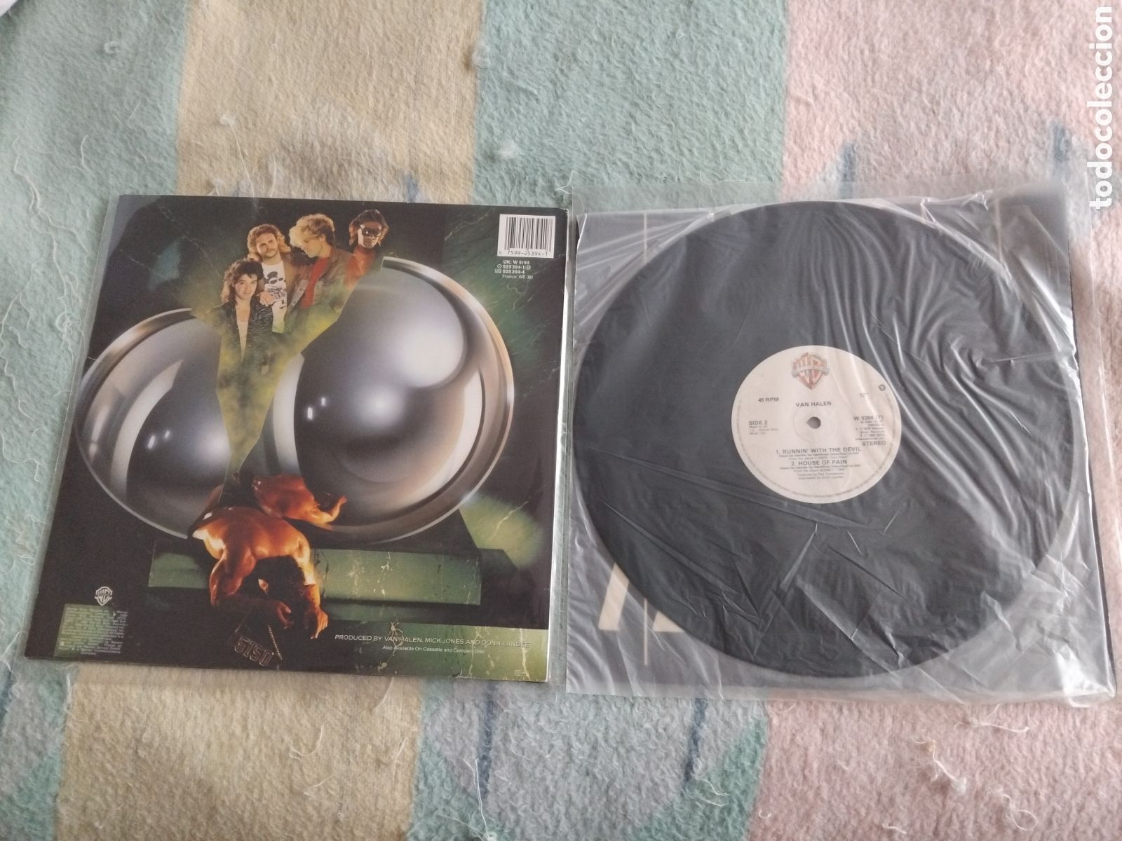Discos de vinilo: VAN HALEN VINILO 5150 Y MAXI DE LA CANCION JUMP - Foto 2