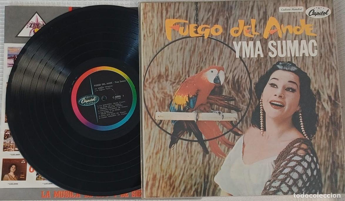Discos de vinilo: Yma Sumac &ndash; Fuego Del Ande (LP) - LATINO - Capital Records