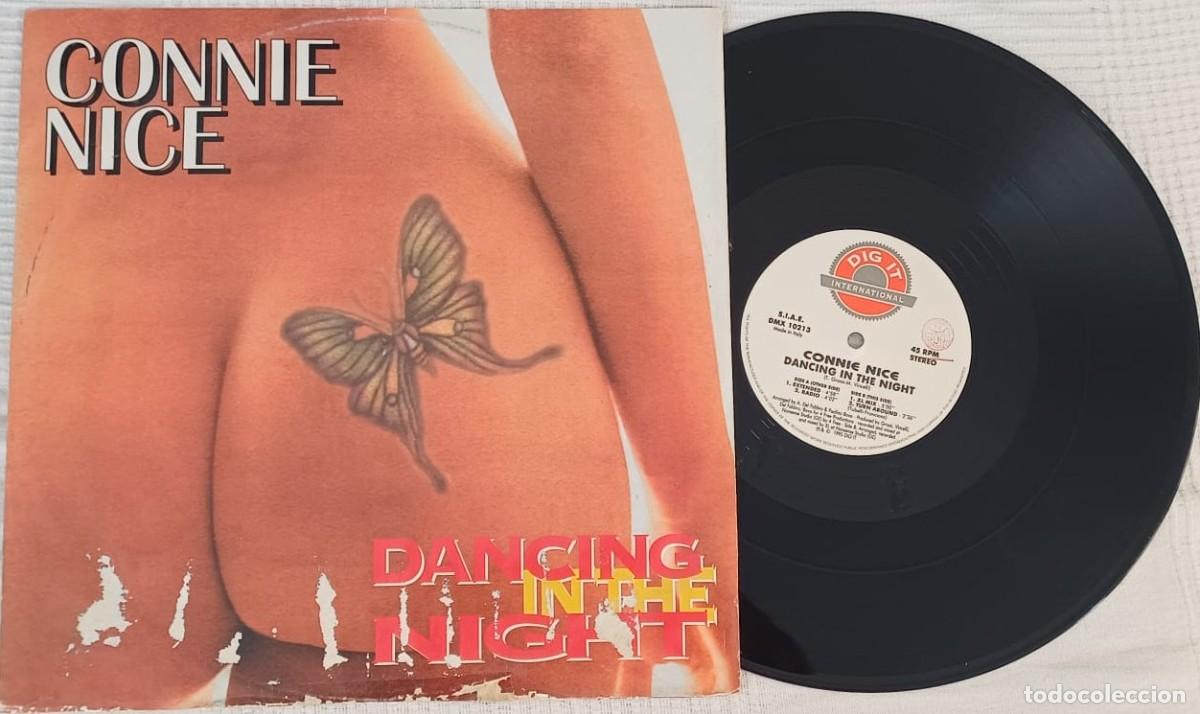 Discos de vinilo: Connie Nice - Dancing In The Night (12&rdquo;) - ITALO HOUSE - DigIt Intenational