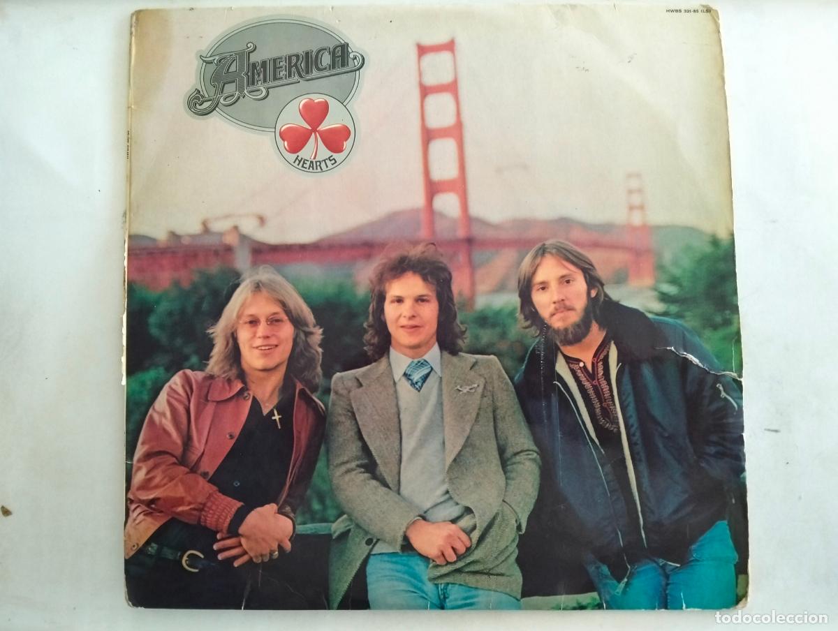 Discos de vinilo: AMERICA, DISCO LP HEARTS, EDITADO WB RECORDS, A&Ntilde;O 1975