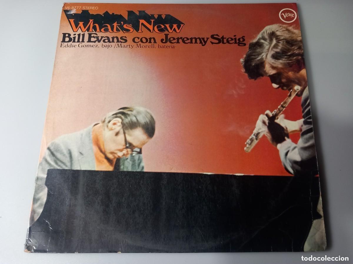Discos de vinilo: Bill Evans Con Jeremy Steig / What's New / LP [Ed. Espa&ntilde;a]