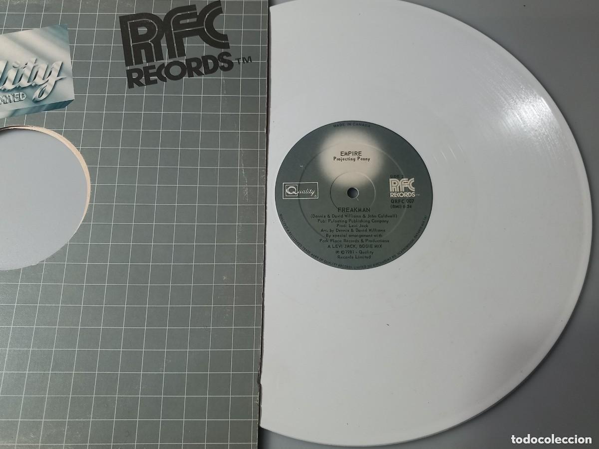 Discos de vinilo: Empire Projecting Penny / Freakman / MAXI-SINGLE 12&rdquo; [VINILO BLANCO]
