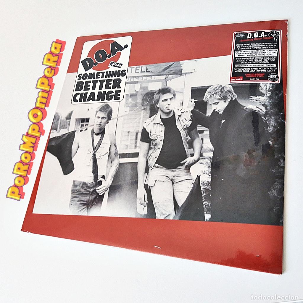 Discos de vinilo: &iexcl;PRECINTADO! D.O.A. SOMETHING BETTER CHANGE VINILO COLOR HARDCORE PUNK RESTLESS EMPIRE 2020