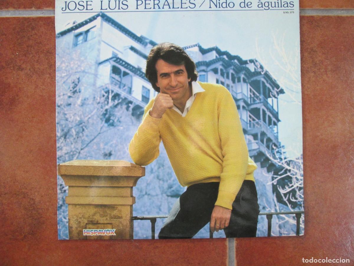 Discos de vinilo: JOS&Eacute; LUIS PERALES - Nido de &Aacute;guilas. LP ed espa&ntilde;ola 12&rdquo; 1981 (Label azul claro). Muy buen estado VG+