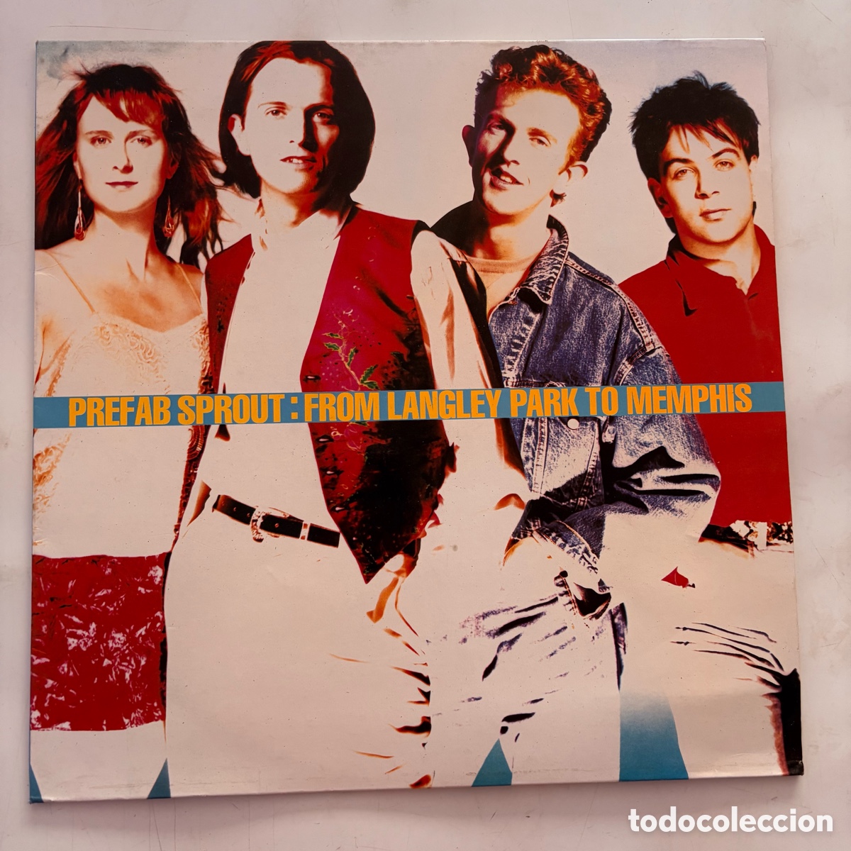 Discos de vinilo: lp Prefab Sprout &ndash; From Langley Park To Memphis edicion espa&ntilde;ola de 1988