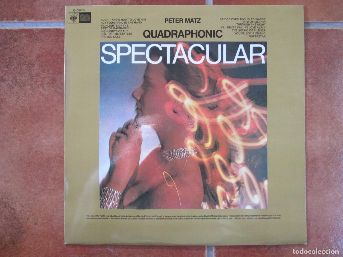 Discos de vinilo: PETER MATZ - Quadraphonic Spectacular. LP, ed espa&ntilde;ola 12&rdquo; 1973. Impecable (NM)