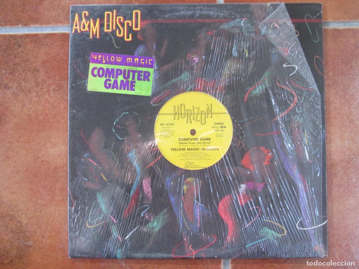Discos de vinilo: YELLOW MAGIC ORCHESTRA - Computer game / Yellow Magic. Maxi Single 33rpm, ed USA 1979. VG+/NM