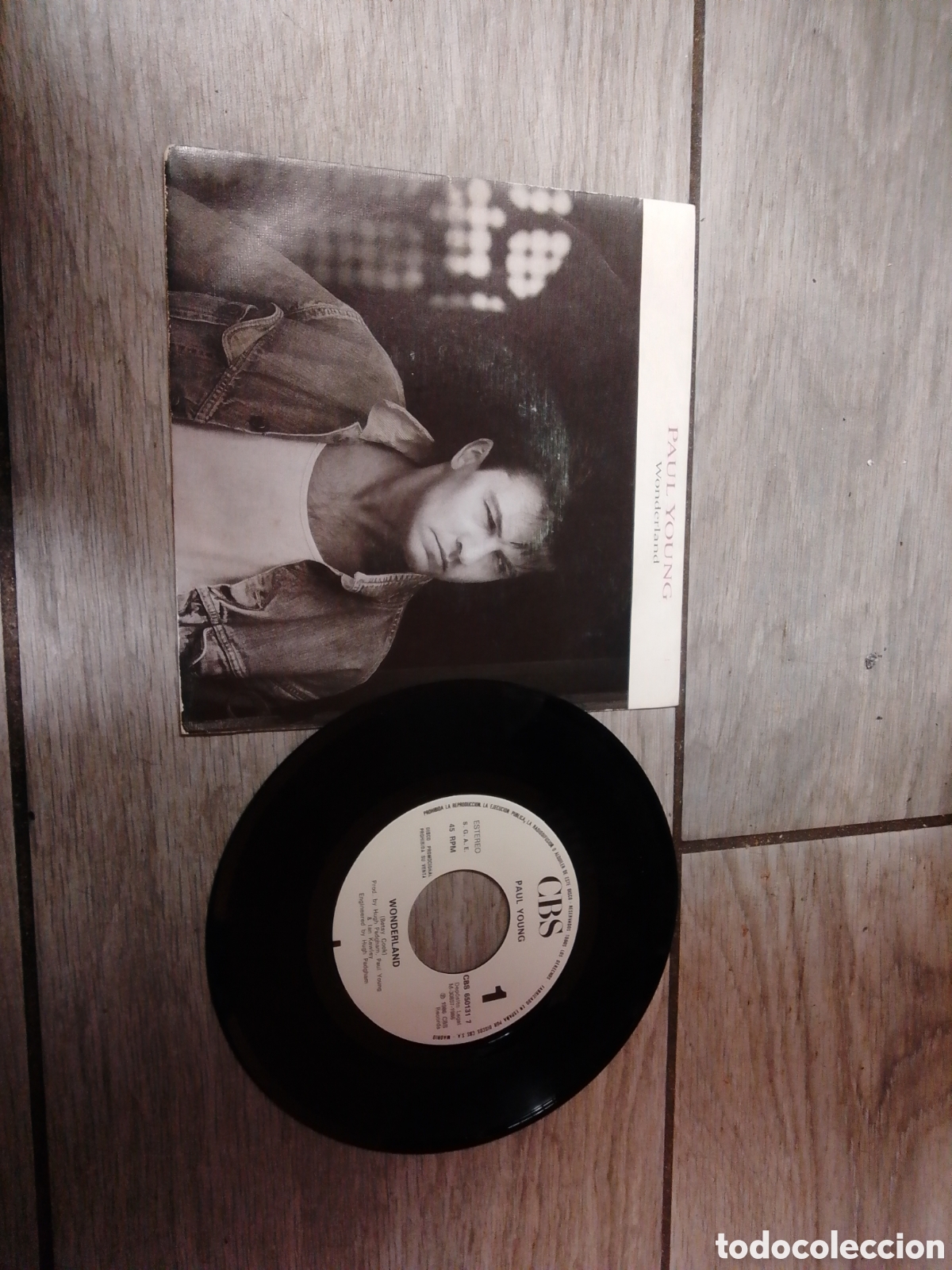 Discos de vinilo: PAUL YOUNG - WONDERLAND - SINGLE - PROMO - SPAIN - CBS - CC -