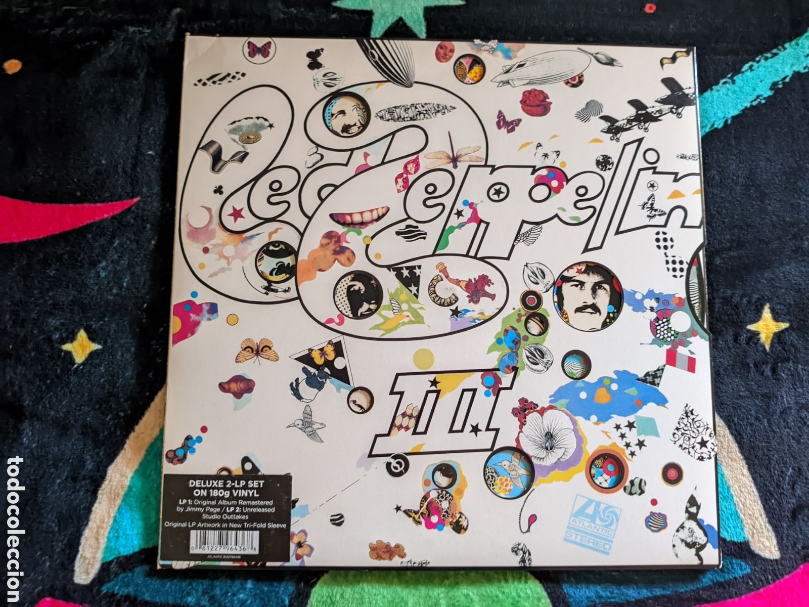 Discos de vinilo: // Led Zeppelin III - Deluxe 2LPs set 2014, original &aacute;lbum+studio outtakes, trifold