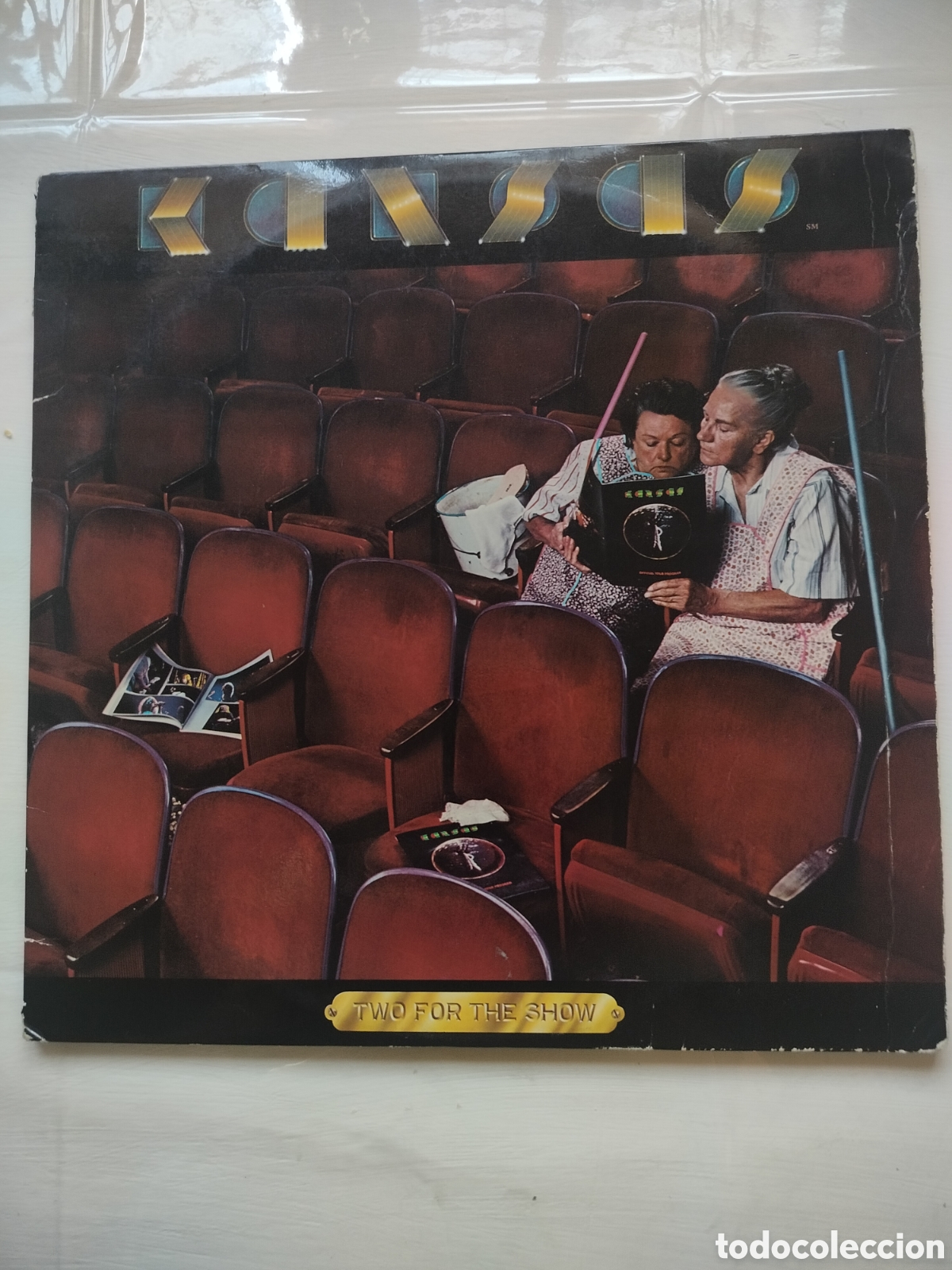 Discos de vinilo: Kansas 2xLPs Live Concert.