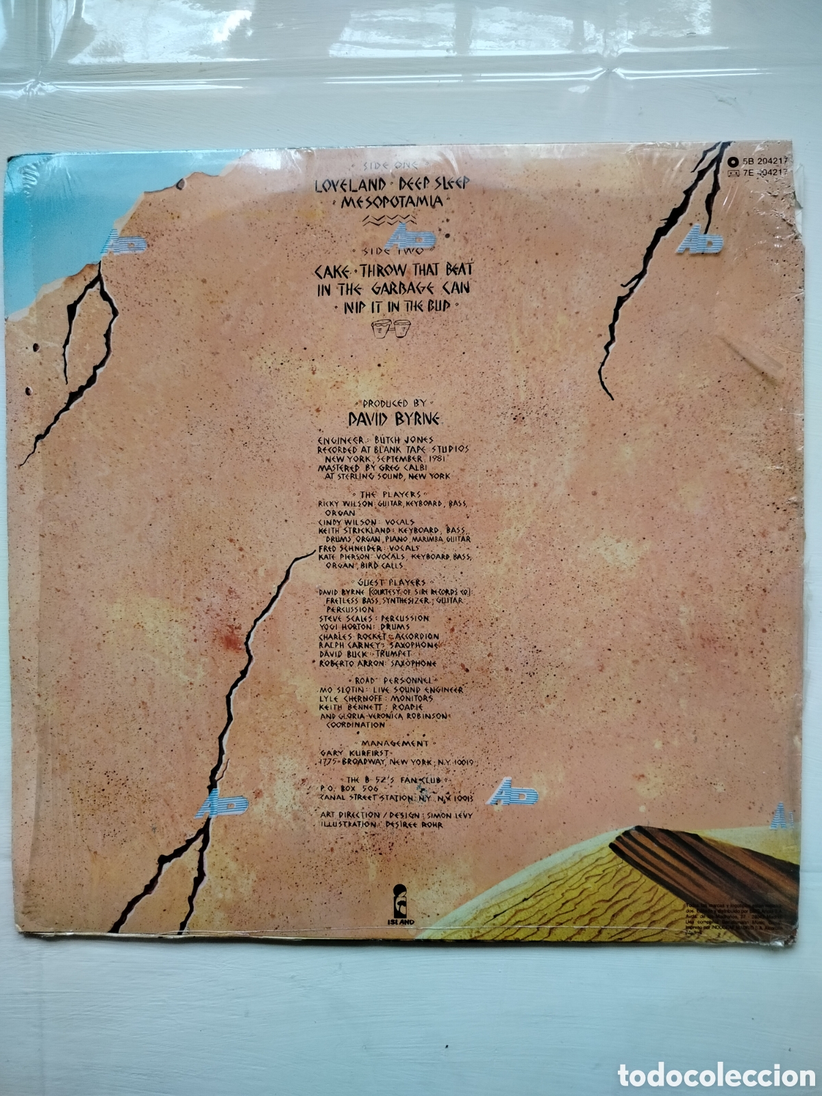 Discos de vinilo: The B-52s LP Mesopotamia. - Foto 2