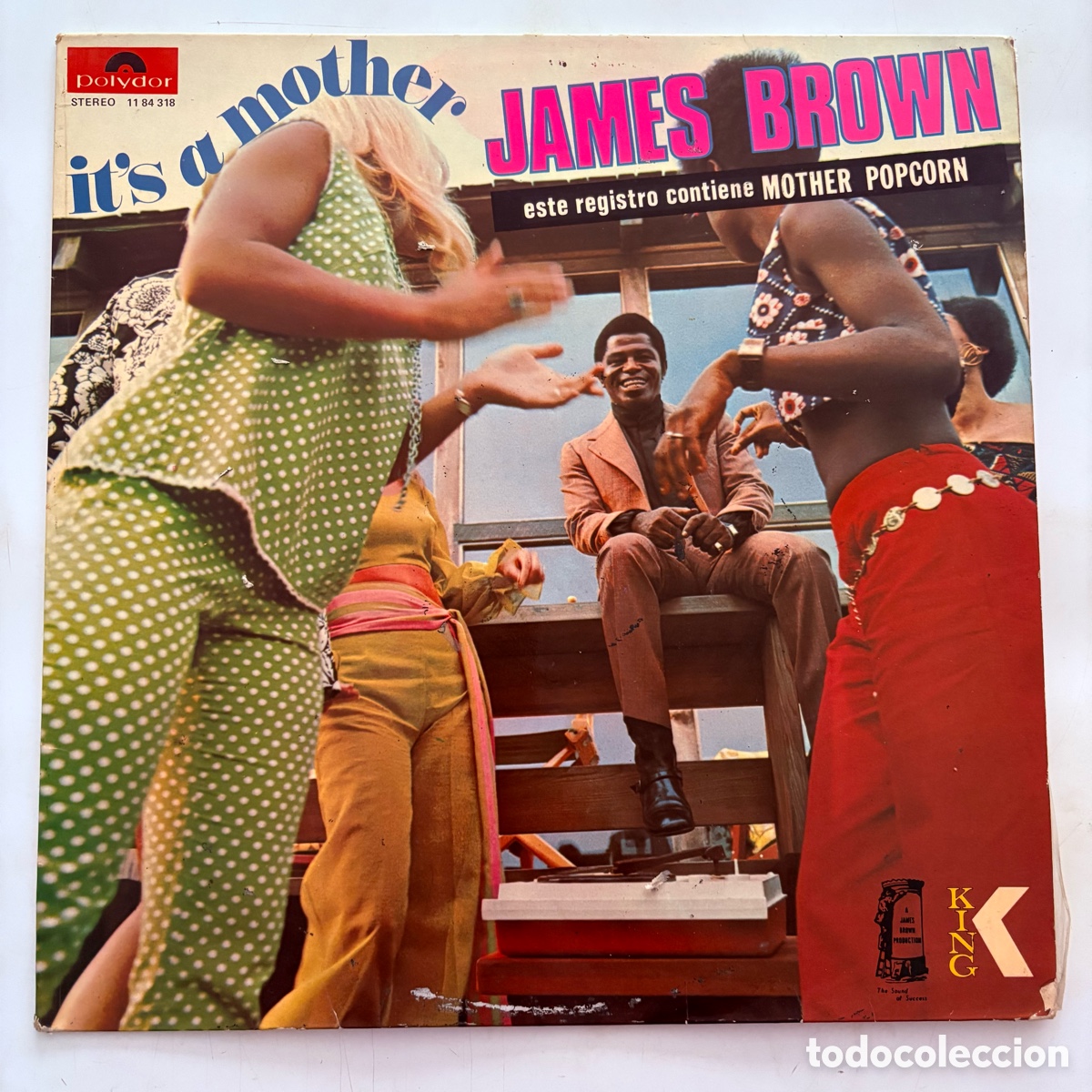 Discos de vinilo: lp James Brown &ndash; It's A Mother edicion espa&ntilde;ola de 1970