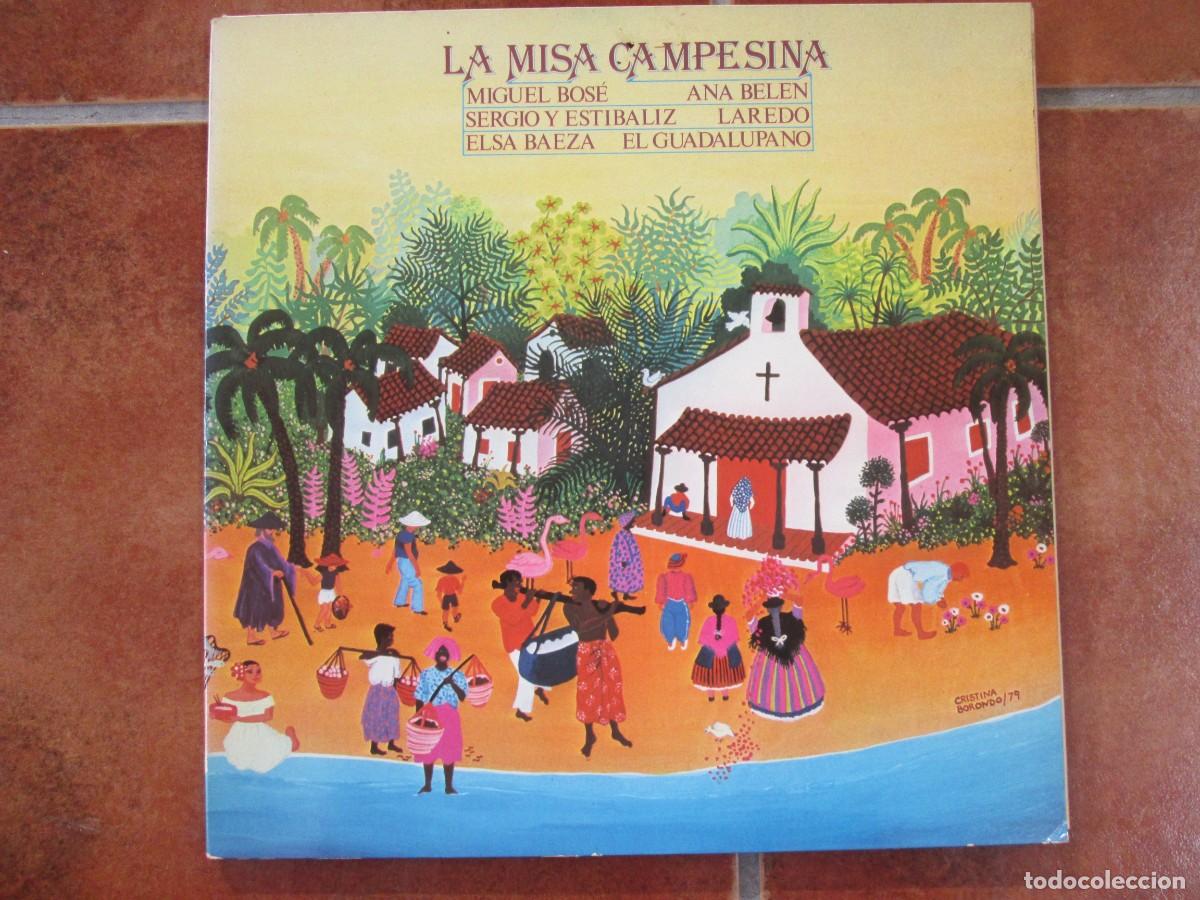Discos de vinilo: LA MISA CAMPESINA. LP, Ed espa&ntilde;ola 12&rdquo; 1979. Carpeta cu&aacute;druple. Magn&iacute;fico estado VG+/NM
