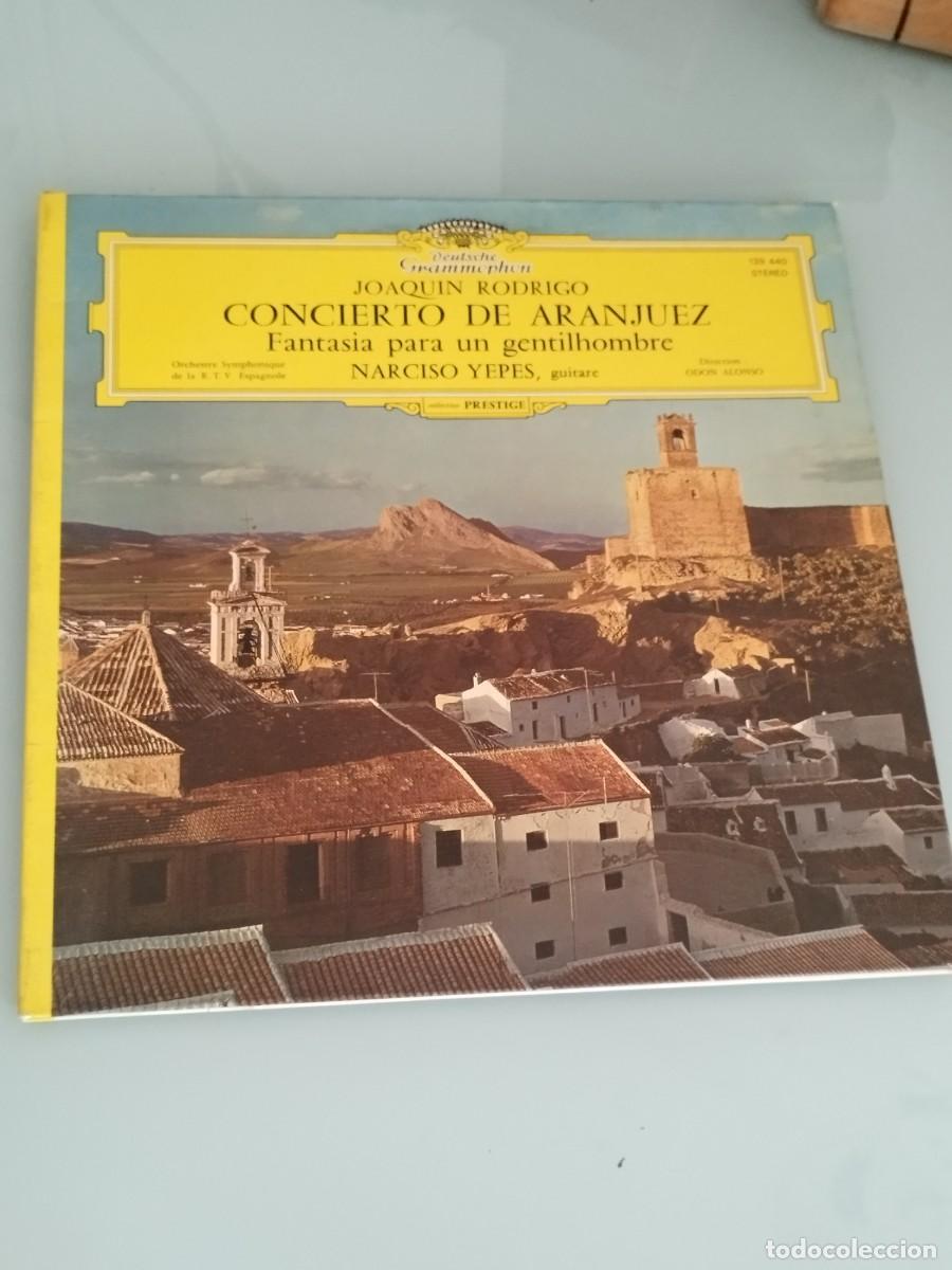 Discos de vinilo: Joaqu&iacute;n Rodrigo, Narciso Yepes, Orquesta Sinf&oacute;nica de R.T.V. Espa&ntilde;ola, Od&oacute;n Alonso &ndash; Co. Vinilo lp.
