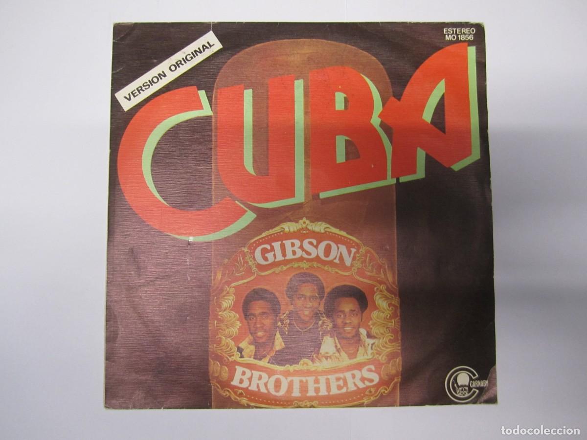 Discos de vinilo: disco vinilo single gibson brothers cuba - Foto 1