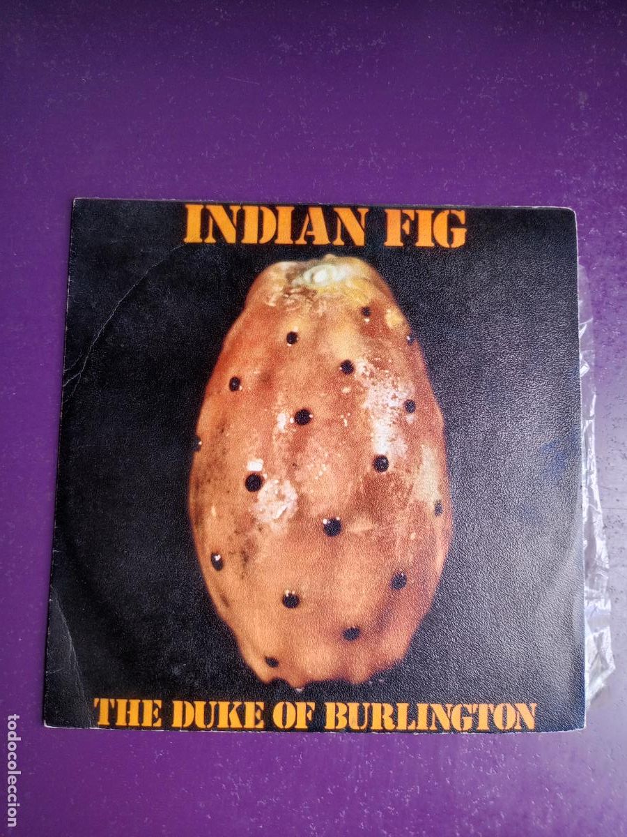 Discos de vinilo: The Duke Of Burlington &lrm;&ndash; Indian Fig - Sg ACCION 1972 PROMO - JAZZ FUSION