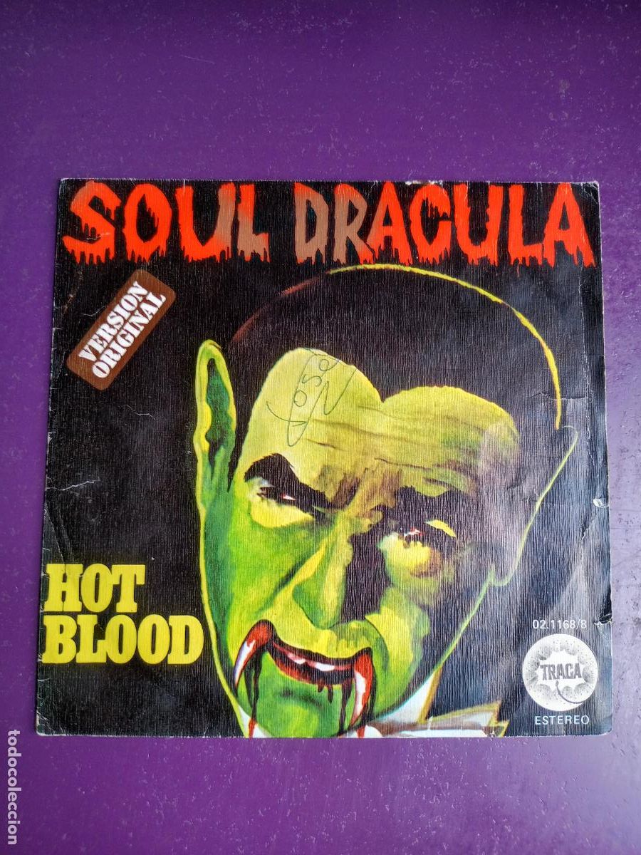 Discos de vinilo: HOT BLOOD - SG MOVIEPLAY 1977 - SOUL DRACULA +1 DISCO ELECTRONICA FUNK 70'S - POCO USO