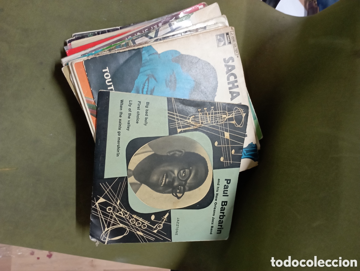 Discos de vinilo: lote singles ep cantautores antiguos