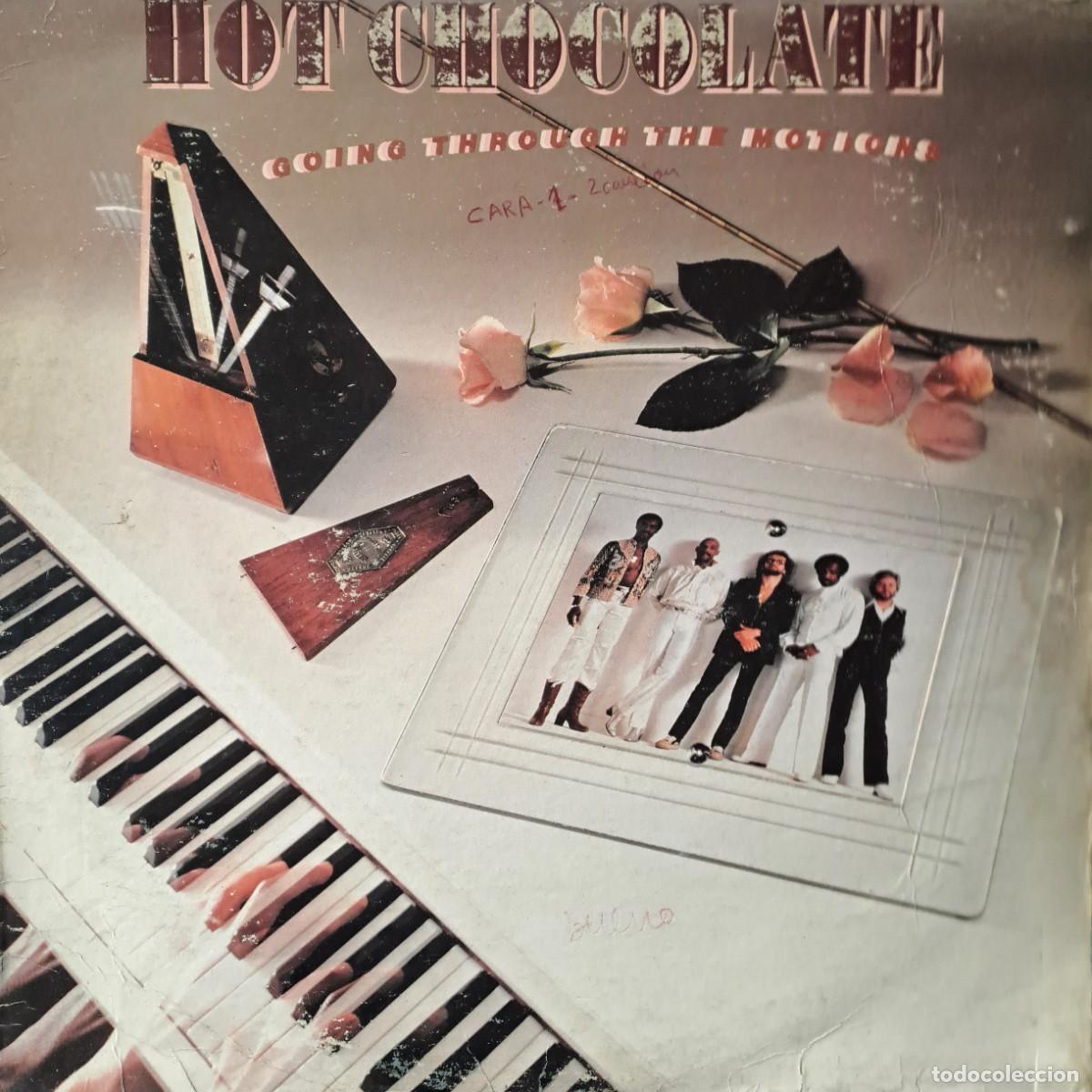 Discos de vinilo: LPs HOT CHOCOLATE. GCING THROUGH THE MOTIONS, MINDLESS BOCGIE..... LP-GEXT-893