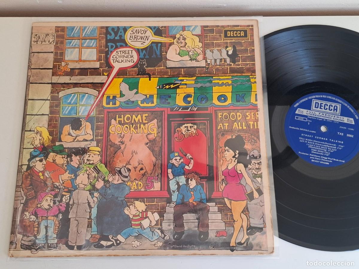 Discos de vinilo: Savoy Brown - Street corner Talking .Lp. Spain 1972