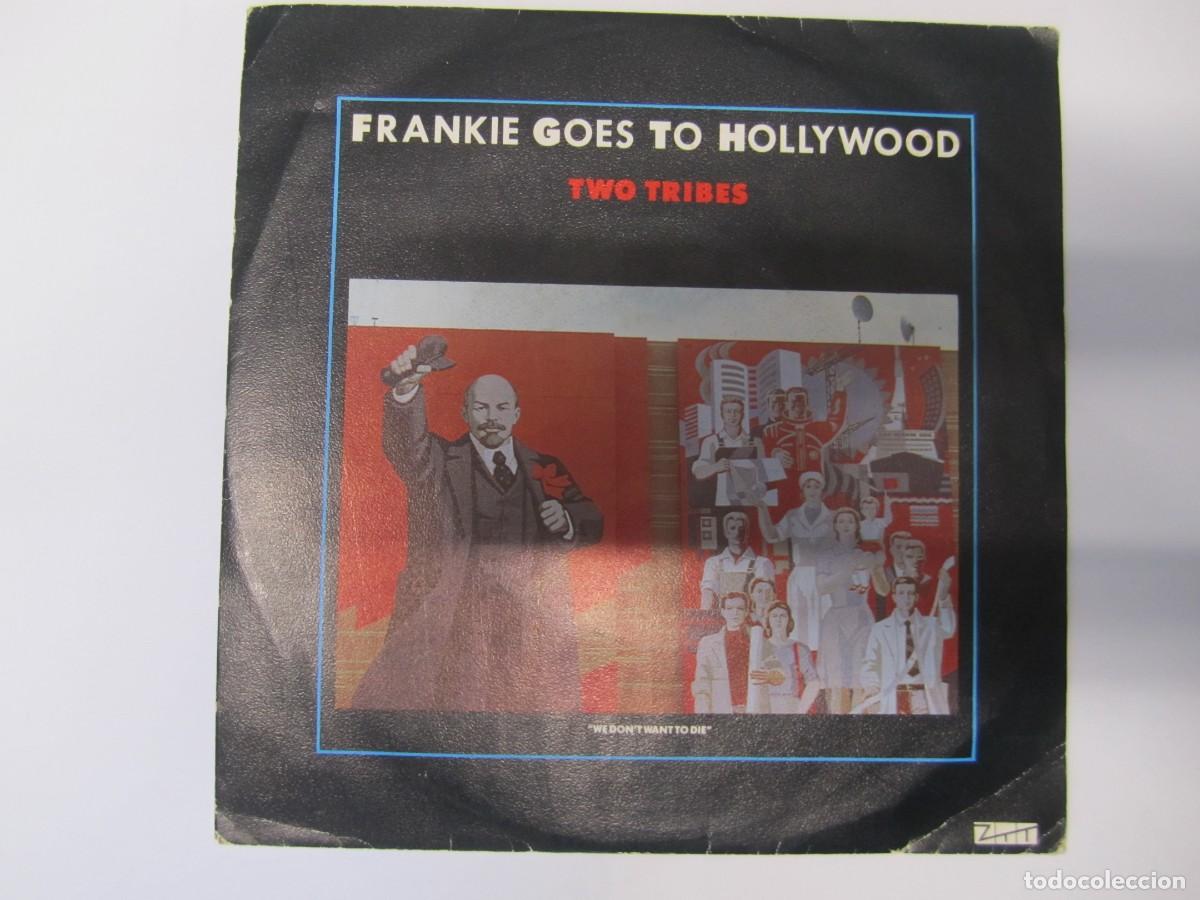 Discos de vinilo: disco vinilo single frankie goes to hollywood two tribes