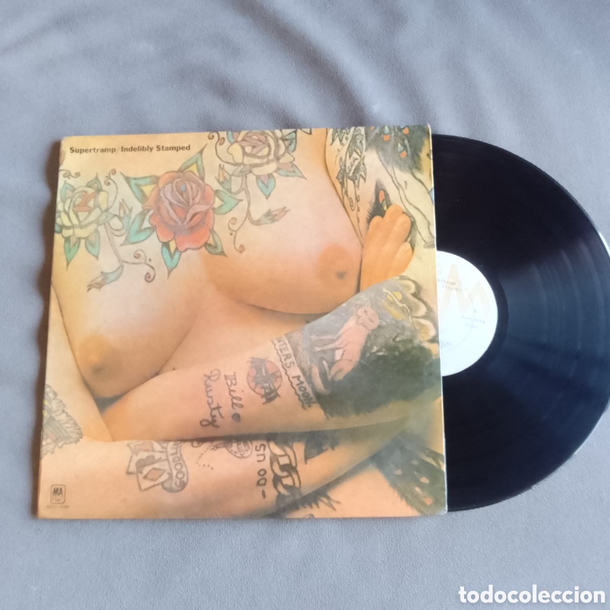 Discos de vinilo: SUPERTRAMP LP INDELIBLY STAMPED 1977 GATEFOLD