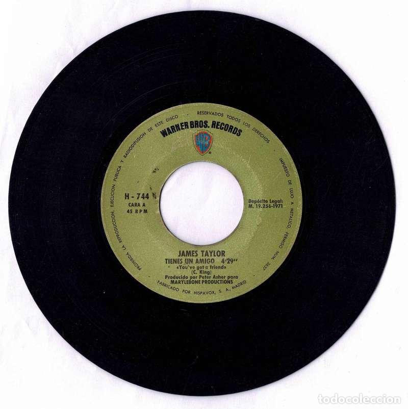 Discos de vinilo: James Taylor - Tienes un amigo. Single (s&oacute;lo vinilo)