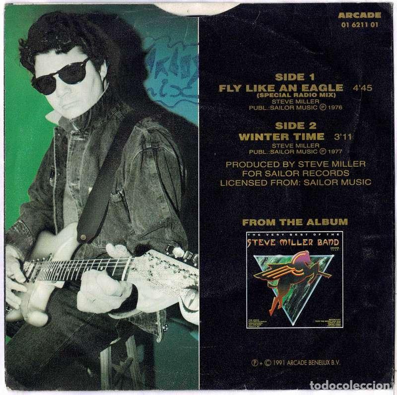 Discos de vinilo: Steve Miller Band - Fly Like an Eagle. Single Promo - Foto 2