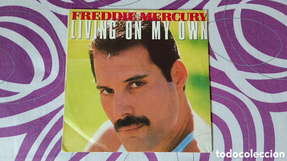 Discos de vinilo: Freddie Mercury &ndash; Living On My Own 7&rdquo; PROMO