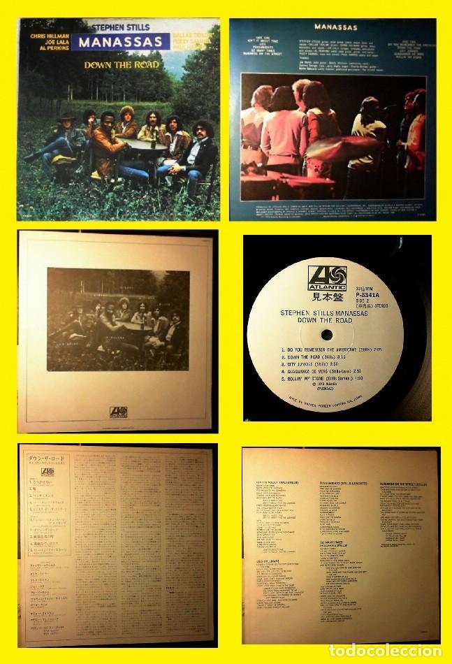 Discos de vinilo: MANASSAS, stephen stills / DOWN THE ROAD 73 RARE 1&ordf; EDIT JAPAN PROMOCIONAL + 2 INSERTOS, EXC