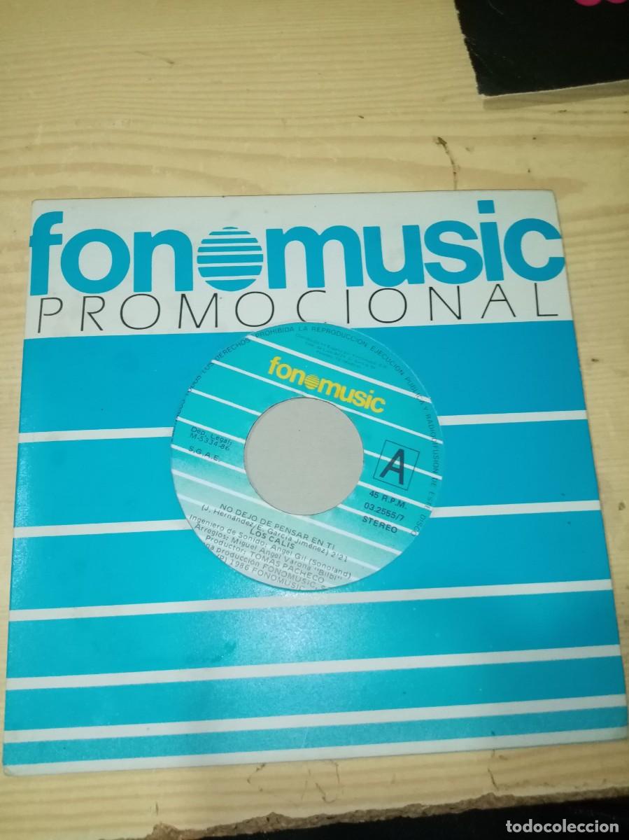 Discos de vinilo: FON MUSIC PROMOCIONAL. LOS CALIS. NO DEJO DE PENSAR EN TI. BASTA YA. C2V
