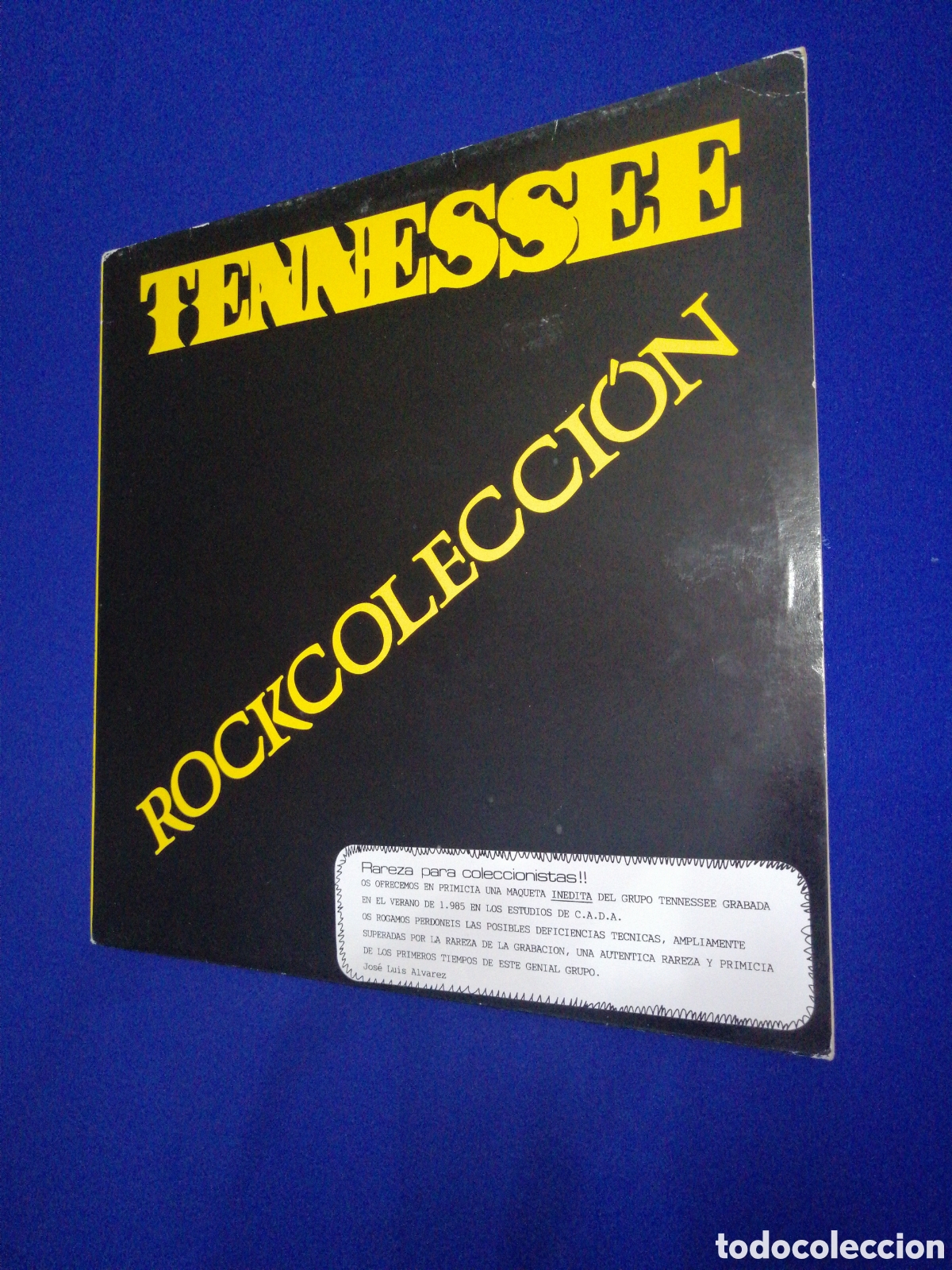 Discos de vinil: TENNESSEE - ROCKCOLECCI&Oacute;N-RAREZA PARA COLECCIONISTAS -MAQUETA INEDITA 1985- LEER DESCRIPCI&Oacute;N