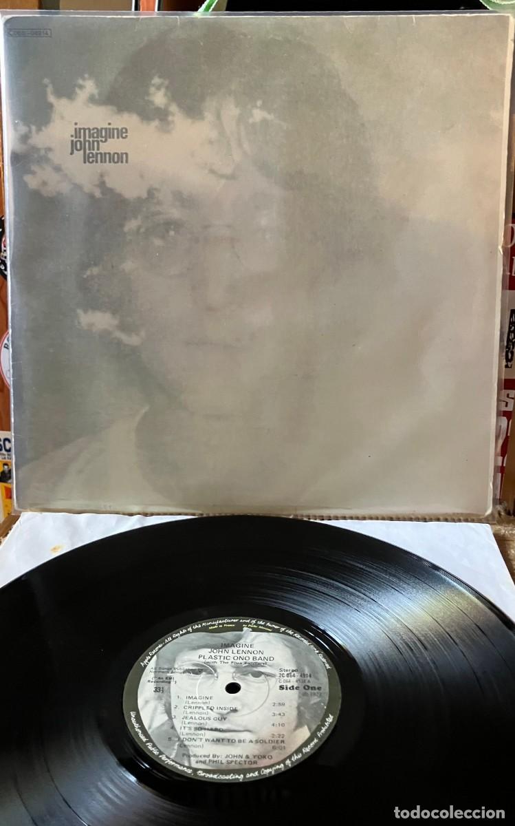 Discos de vinilo: JOHN LENNON - IMAGINE, LP edic PATHE MARCONI 1971