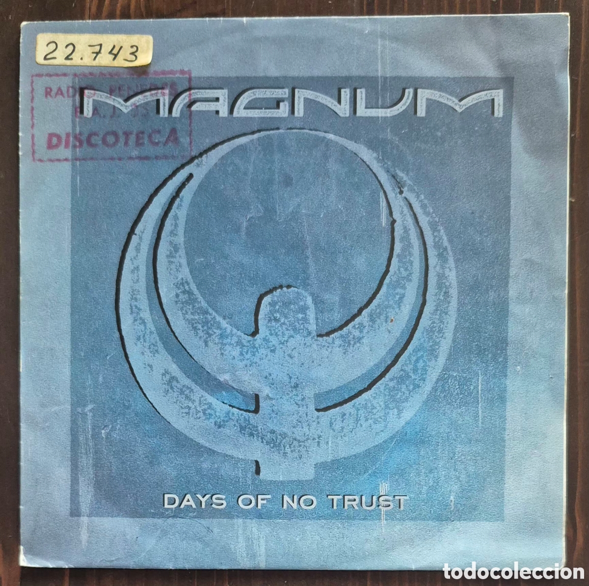 Discos de vinilo: SINGLE - MAGNUM - DAYS OF NO TRUST - 1988 ESPA&Ntilde;A