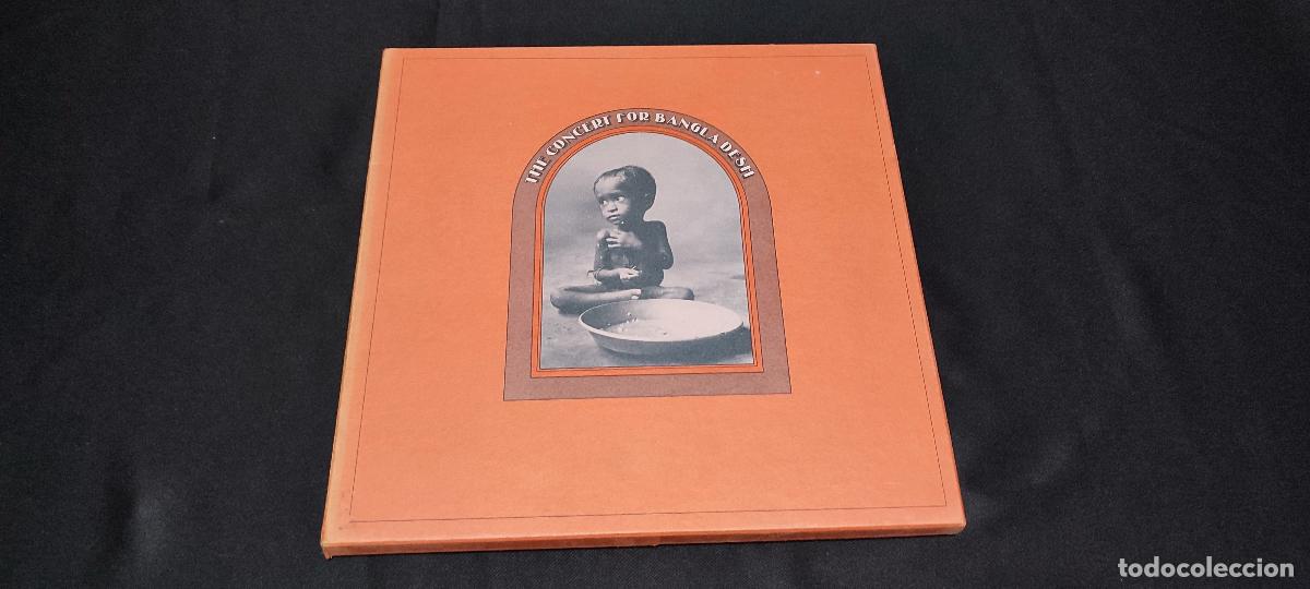 Discos de vinilo: George harrison box 3 lps concert for bangladesh buen estado completo