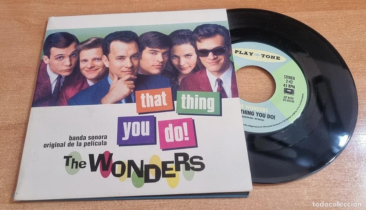 Discos de vinilo: THE WONDERS That thing you do! 7&rdquo; SINGLE VINILO PROMO DEL A&Ntilde;O 1990 HOJA PROMO CONTIENE 2 TEMAS