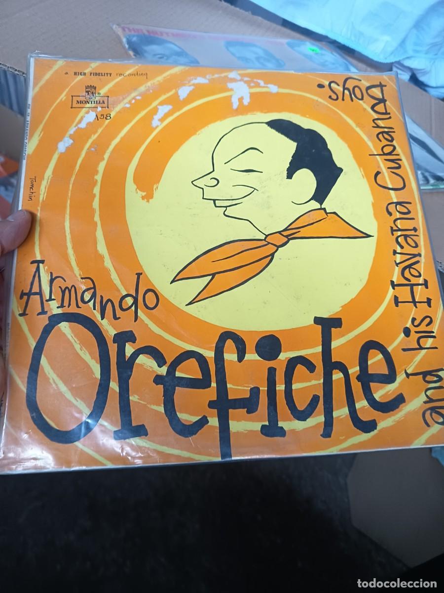 Discos de vinilo: LOTE 414, ARMANDO OREFICHE ( bolero,danz&oacute;n),1957