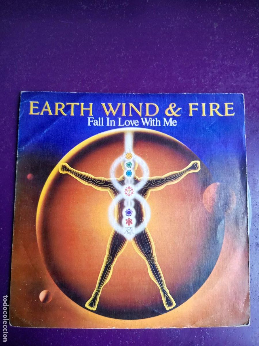 Discos de vinilo: Earth Wind & Fire &ndash; Fall In Love With Me - Sg CBS 1982 - FUNK DISCO 70'S CLASICO - POCO USO