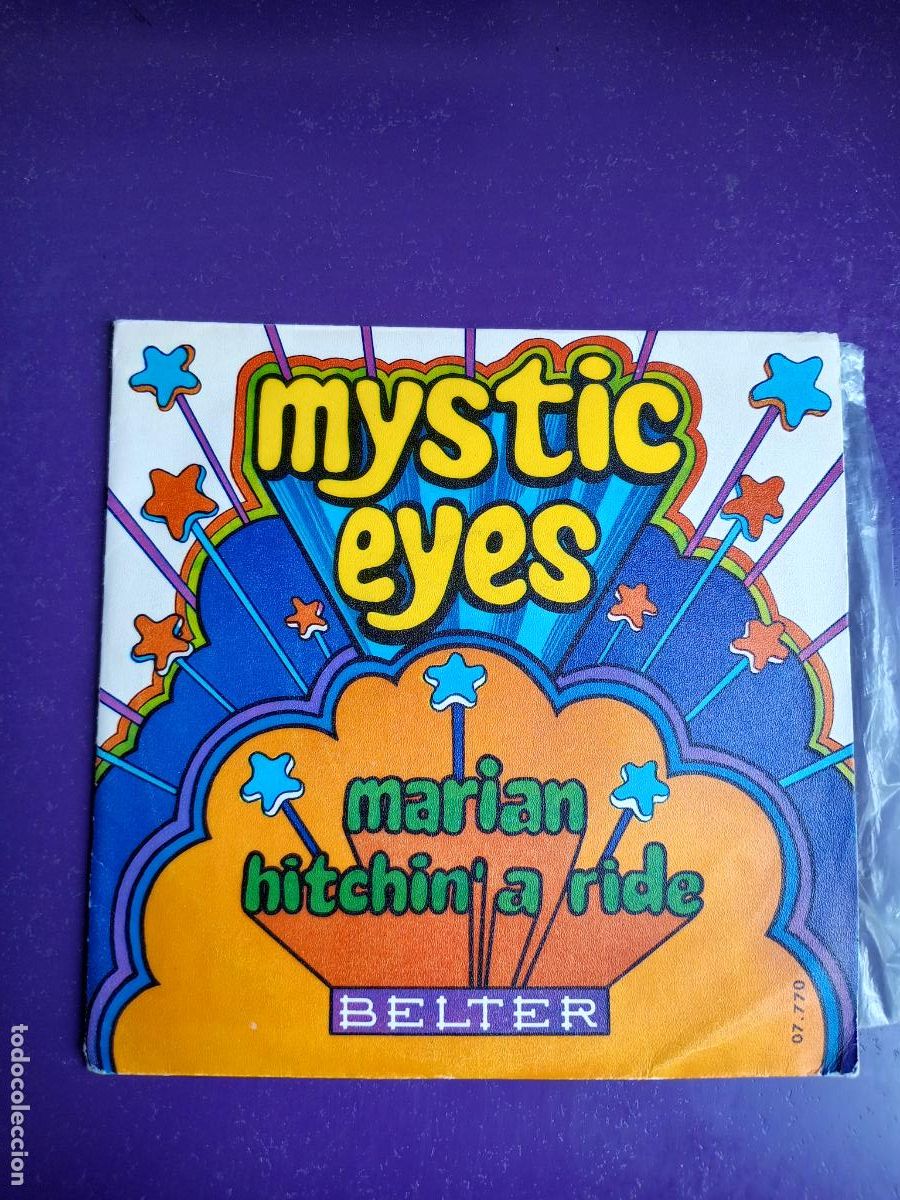 Discos de vinilo: Mystic Eyes &lrm;&ndash; Marian / Hitchin' A Ride - Sg BELTER 1970 - POP ROCK 70'S CLASICO - MUY POCO USO