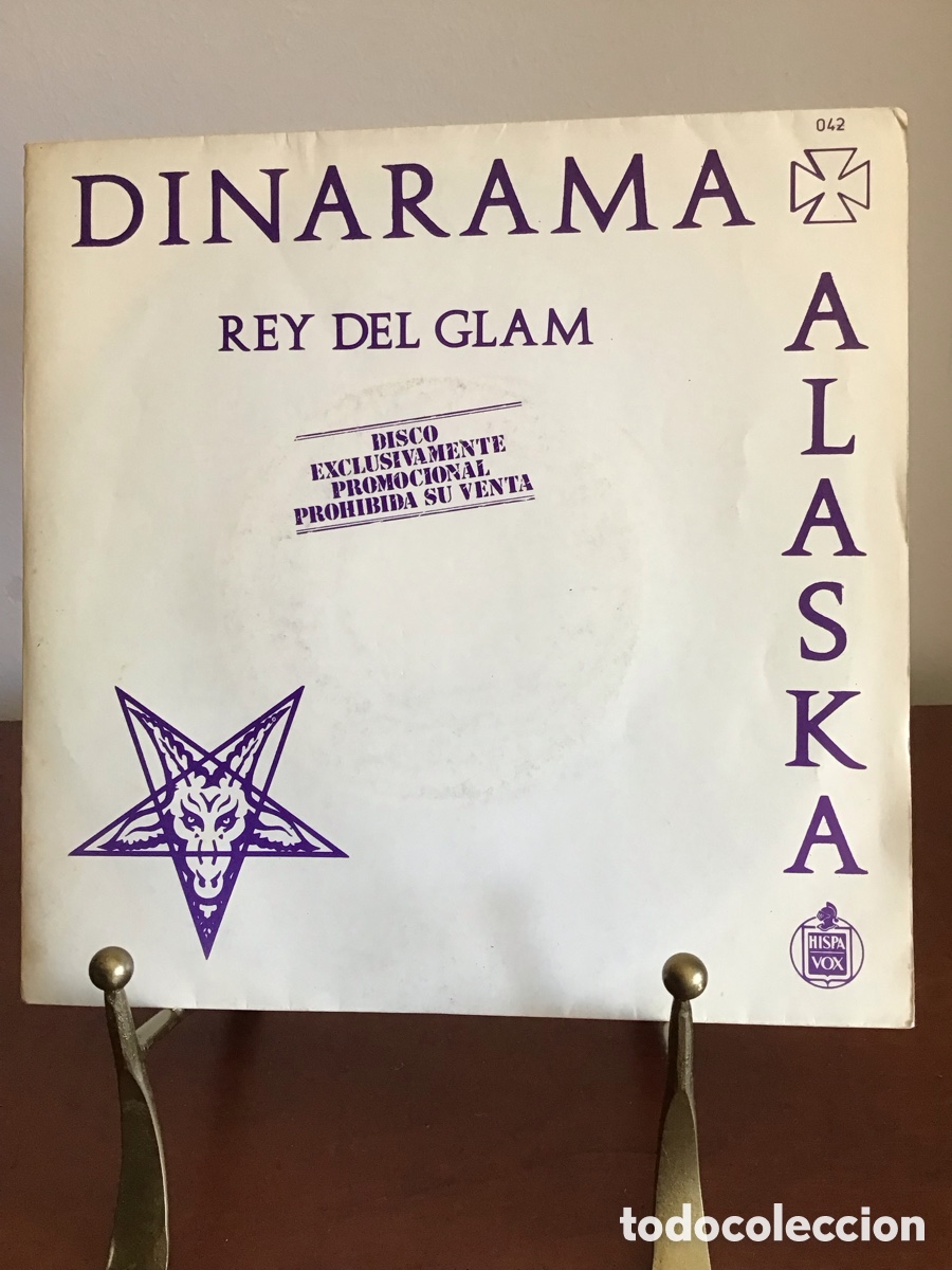 Discos de vinilo: DINARAMA+ALASKA - REY DEL GLAM ; Single Promocional 1984