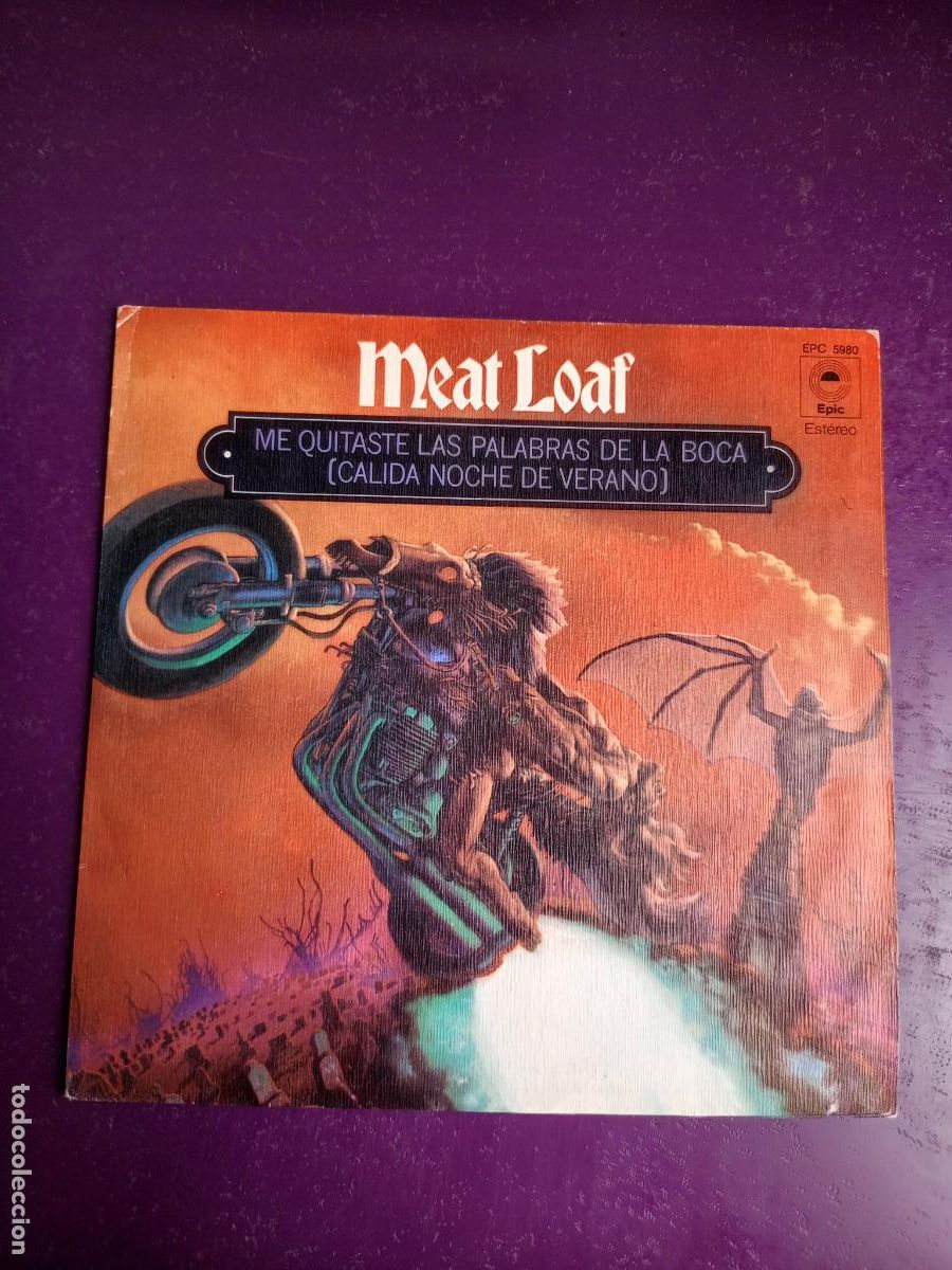 Discos de vinilo: Meat Loaf &lrm;&ndash; Me Quitaste Las Palabras De La Boca - Sg EPIC 1978 - RICHARD CORBEN